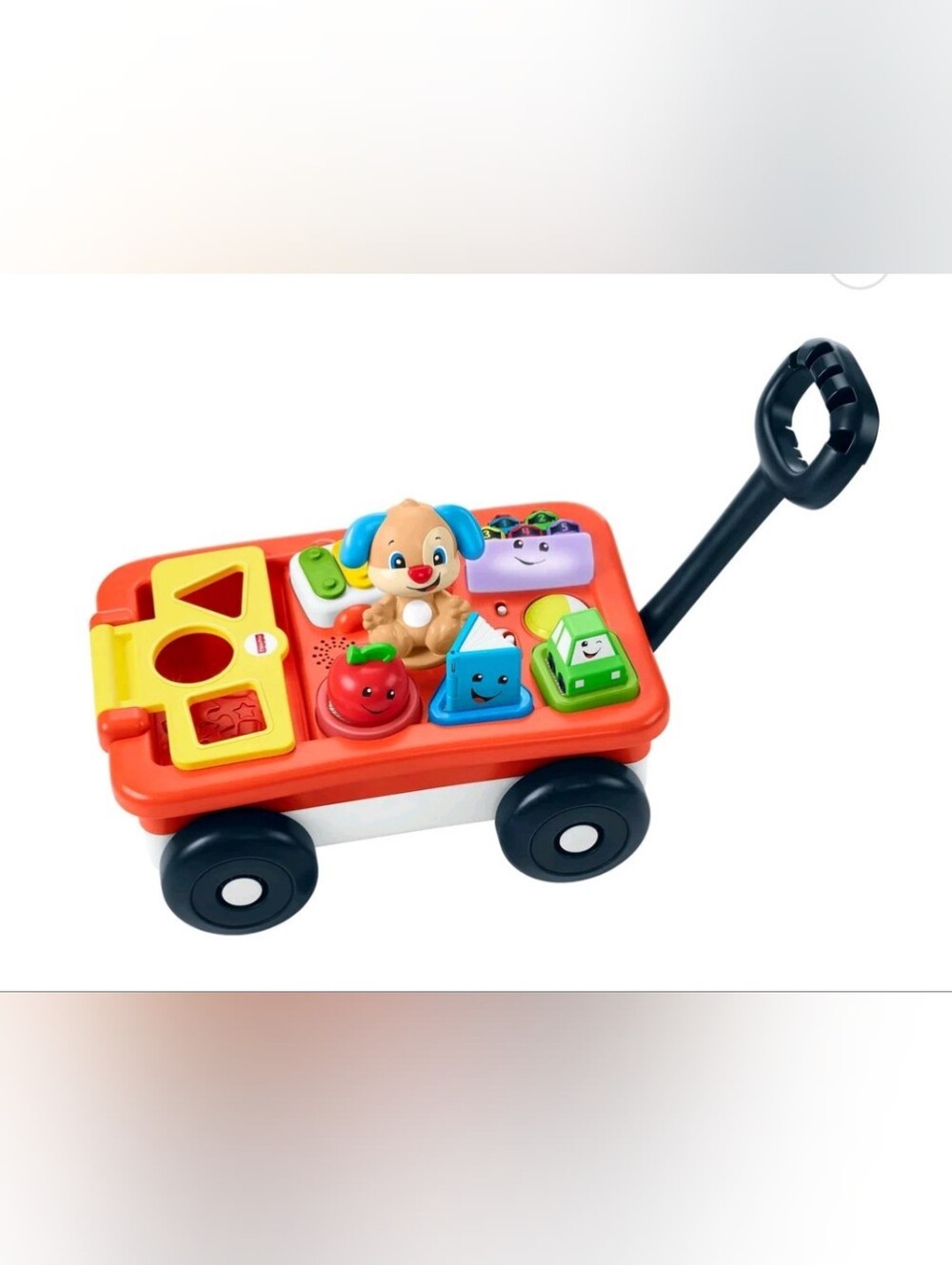 Fisher-Price Laugh & Learn Pull & Play Learning Wagon Baby & Toddler Toy with 4